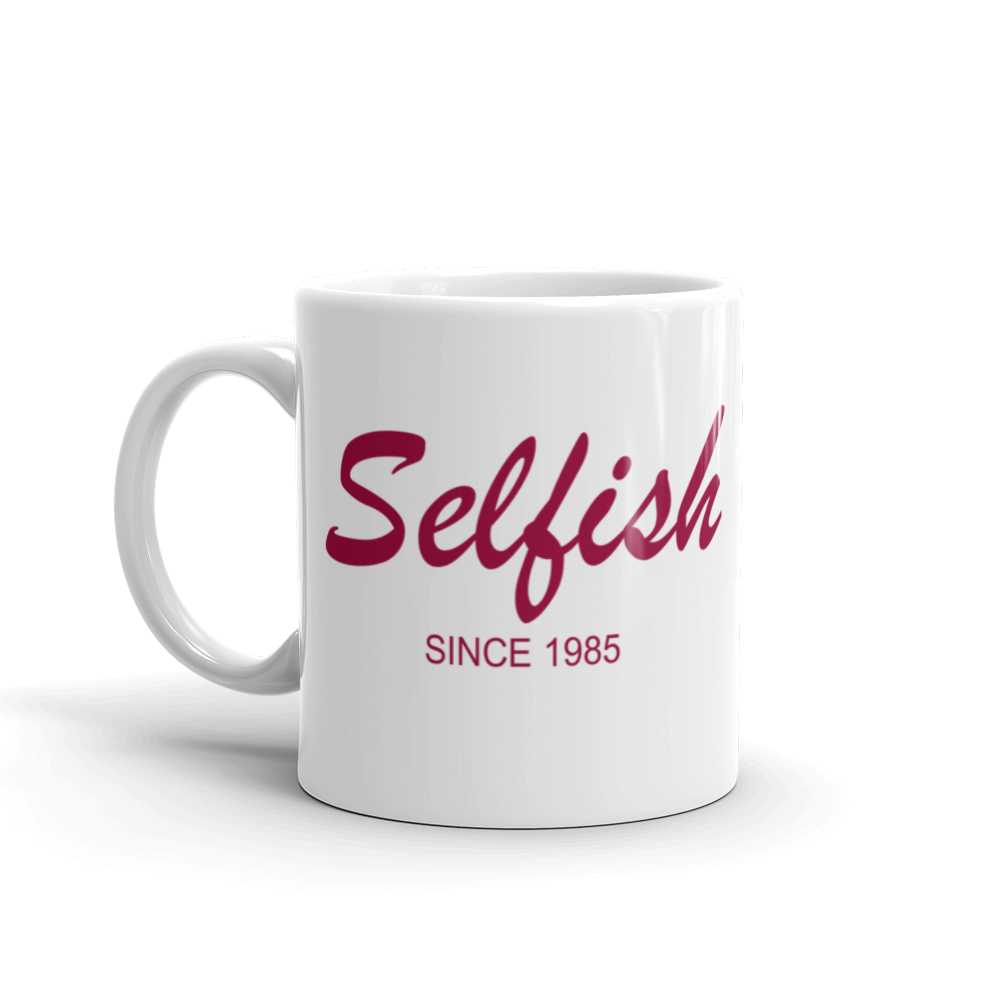 Selfish Mug 325 ml, Collection Nicknames-Tamed Winds-tshirt-shop-and-sailing-blog-www-tamedwinds-com