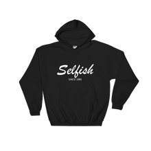 Selfish Unisex Hooded Sweatshirt, Collection Nicknames-Black-S-Tamed Winds-tshirt-shop-and-sailing-blog-www-tamedwinds-com
