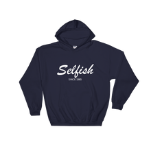 Selfish Unisex Hooded Sweatshirt, Collection Nicknames-Navy-S-Tamed Winds-tshirt-shop-and-sailing-blog-www-tamedwinds-com