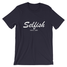 Selfish Unisex T-Shirt, Collection Nicknames-Navy-S-Tamed Winds-tshirt-shop-and-sailing-blog-www-tamedwinds-com