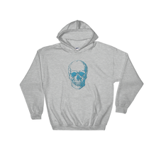 Skull Unisex Hooded Sweatshirt, Collection Jolly Roger-Sport Grey-S-Tamed Winds-tshirt-shop-and-sailing-blog-www-tamedwinds-com