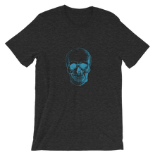 Skull Unisex T-Shirt, Collection Jolly Roger-Dark Grey Heather-S-Tamed Winds-tshirt-shop-and-sailing-blog-www-tamedwinds-com