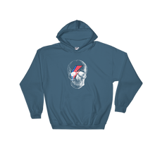 Starman Skull Unisex Hooded Sweatshirt, Collection Jolly Roger-Indigo Blue-S-Tamed Winds-tshirt-shop-and-sailing-blog-www-tamedwinds-com