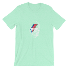 Starman Skull Unisex T-Shirt, Collection Jolly Roger-Heather Mint-S-Tamed Winds-tshirt-shop-and-sailing-blog-www-tamedwinds-com
