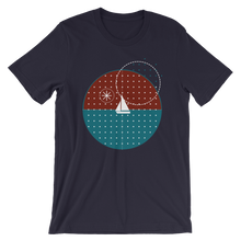 Starry Night Unisex T-Shirt, Collection Fjaka-Navy-S-Tamed Winds-tshirt-shop-and-sailing-blog-www-tamedwinds-com
