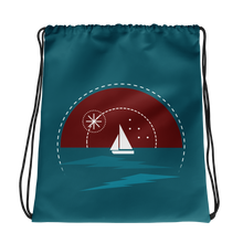 Sunset Drawstring Bag, Collection Fjaka-Tamed Winds-tshirt-shop-and-sailing-blog-www-tamedwinds-com