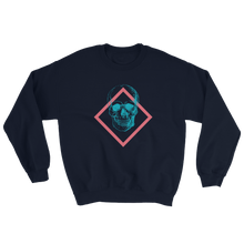 Toxic Skull Unisex Crewneck Sweatshirt, Collection Jolly Roger-Navy-S-Tamed Winds-tshirt-shop-and-sailing-blog-www-tamedwinds-com