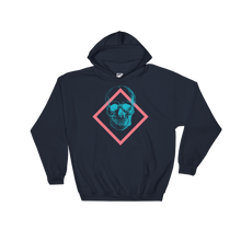 Toxic Skull Unisex Hooded Sweatshirt, Collection Jolly Roger-Navy-S-Tamed Winds-tshirt-shop-and-sailing-blog-www-tamedwinds-com