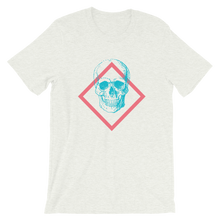 Toxic Skull Unisex T-Shirt, Collection Jolly Roger-Ash-S-Tamed Winds-tshirt-shop-and-sailing-blog-www-tamedwinds-com