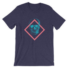 Toxic Skull Unisex T-Shirt, Collection Jolly Roger-Heather Midnight Navy-S-Tamed Winds-tshirt-shop-and-sailing-blog-www-tamedwinds-com