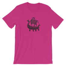 Viking Longship Unisex T-Shirt, Collection Ships & Boats-Berry-S-Tamed Winds-tshirt-shop-and-sailing-blog-www-tamedwinds-com