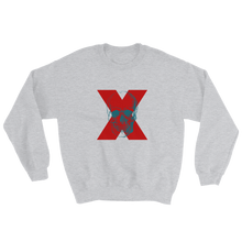 X Skull Unisex Crewneck Sweatshirt, Collection Jolly Roger-Sport Grey-S-Tamed Winds-tshirt-shop-and-sailing-blog-www-tamedwinds-com