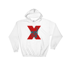 X Skull Unisex Hooded Sweatshirt, Collection Jolly Roger-White-S-Tamed Winds-tshirt-shop-and-sailing-blog-www-tamedwinds-com