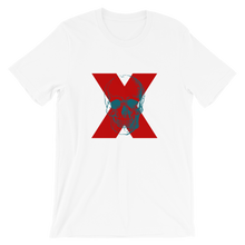 X Skull Unisex T-Shirt, Collection Jolly Roger-White-S-Tamed Winds-tshirt-shop-and-sailing-blog-www-tamedwinds-com
