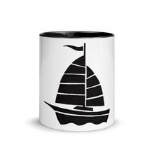 Yacht Mug With Black Color Inside 325 ml, Collection Ships & Boats-Tamed Winds-tshirt-shop-and-sailing-blog-www-tamedwinds-com