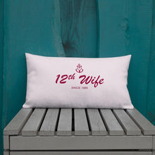 12th Wife Light Grayish Pink Decorative Pillow, Collection Pirate Tales-Tamed Winds-tshirt-shop-and-sailing-blog-www-tamedwinds-com