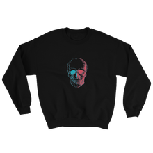 3D Skull Unisex Crewneck Sweatshirt, Collection Jolly Roger-Black-S-Tamed Winds-tshirt-shop-and-sailing-blog-www-tamedwinds-com