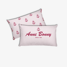Anne Bonny Light Grayish Pink Decorative Pillow, Collection Pirate Tales-Tamed Winds-tshirt-shop-and-sailing-blog-www-tamedwinds-com