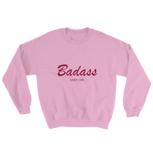 Badass Unisex Crewneck Sweatshirt, Collection Nicknames-Light Pink-S-Tamed Winds-tshirt-shop-and-sailing-blog-www-tamedwinds-com