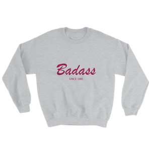 Badass Unisex Crewneck Sweatshirt, Collection Nicknames-Sport Grey-S-Tamed Winds-tshirt-shop-and-sailing-blog-www-tamedwinds-com