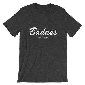Badass Unisex T-Shirt, Collection Nicknames-Dark Grey Heather-S-Tamed Winds-tshirt-shop-and-sailing-blog-www-tamedwinds-com