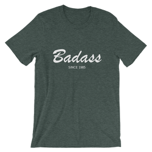 Badass Unisex T-Shirt, Collection Nicknames-Heather Forest-S-Tamed Winds-tshirt-shop-and-sailing-blog-www-tamedwinds-com
