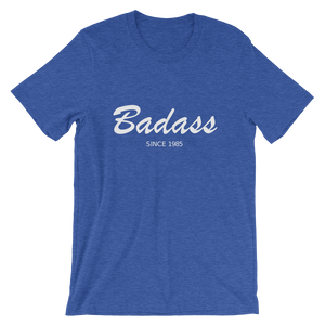 Badass Unisex T-Shirt, Collection Nicknames-Heather True Royal-S-Tamed Winds-tshirt-shop-and-sailing-blog-www-tamedwinds-com