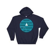 Big Dipper Unisex Hooded Sweatshirt, Collection Fjaka-Navy-S-Tamed Winds-tshirt-shop-and-sailing-blog-www-tamedwinds-com