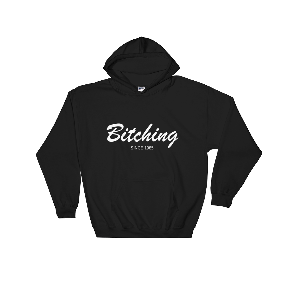 Bitching Unisex Hooded Sweatshirt, Collection Nicknames-Black-S-Tamed Winds-tshirt-shop-and-sailing-blog-www-tamedwinds-com