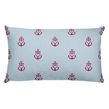 Blackbeard Light Grayish Blue Decorative Pillow, Collection Pirate Tales-Tamed Winds-tshirt-shop-and-sailing-blog-www-tamedwinds-com