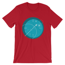 Compass Unisex T-Shirt, Collection Fjaka-Red-S-Tamed Winds-tshirt-shop-and-sailing-blog-www-tamedwinds-com