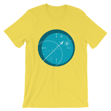 Compass Unisex T-Shirt, Collection Fjaka-Yellow-S-Tamed Winds-tshirt-shop-and-sailing-blog-www-tamedwinds-com