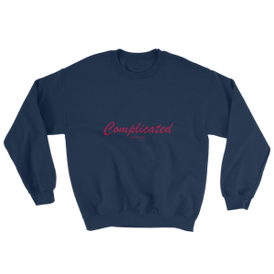 Complicated Unisex Crewneck Sweatshirt, Collection Nicknames-Navy-S-Tamed Winds-tshirt-shop-and-sailing-blog-www-tamedwinds-com