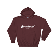 Complicated Unisex Hooded Sweatshirt, Collection Nicknames-Maroon-S-Tamed Winds-tshirt-shop-and-sailing-blog-www-tamedwinds-com