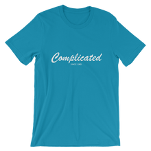 Complicated Unisex T-Shirt, Collection Nicknames-Aqua-S-Tamed Winds-tshirt-shop-and-sailing-blog-www-tamedwinds-com