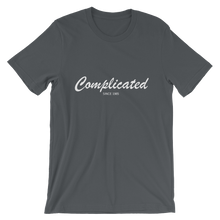 Complicated Unisex T-Shirt, Collection Nicknames-Asphalt-S-Tamed Winds-tshirt-shop-and-sailing-blog-www-tamedwinds-com