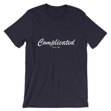 Complicated Unisex T-Shirt, Collection Nicknames-Navy-S-Tamed Winds-tshirt-shop-and-sailing-blog-www-tamedwinds-com