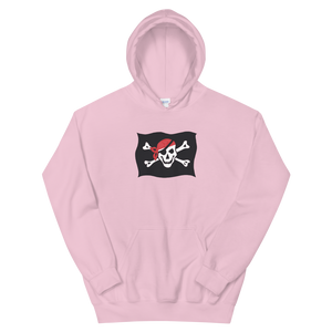 Courtesy Flag Unisex Hooded Sweatshirt, Collection Ships & Boats-Light Pink-S-Tamed Winds-tshirt-shop-and-sailing-blog-www-tamedwinds-com