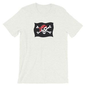 Courtesy Flag Unisex T-Shirt, Collection Ships & Boats-Ash-S-Tamed Winds-tshirt-shop-and-sailing-blog-www-tamedwinds-com
