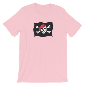 Courtesy Flag Unisex T-Shirt, Collection Ships & Boats-Pink-S-Tamed Winds-tshirt-shop-and-sailing-blog-www-tamedwinds-com