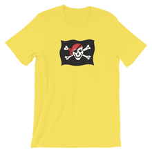 Courtesy Flag Unisex T-Shirt, Collection Ships & Boats-Yellow-S-Tamed Winds-tshirt-shop-and-sailing-blog-www-tamedwinds-com