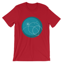 Deep Blue Unisex T-Shirt, Collection Fjaka-Red-S-Tamed Winds-tshirt-shop-and-sailing-blog-www-tamedwinds-com