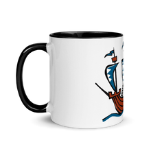 Explorer’s Caravele Flagship Mug With Black Color Inside 325 ml, Collection Ships & Boats-Tamed Winds-tshirt-shop-and-sailing-blog-www-tamedwinds-com