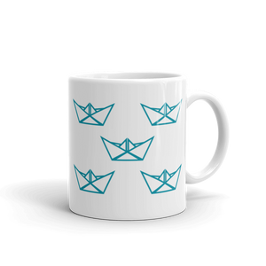 Happy To Sea You Mug 325 ml, Collection Origami Boat-Tamed Winds-tshirt-shop-and-sailing-blog-www-tamedwinds-com