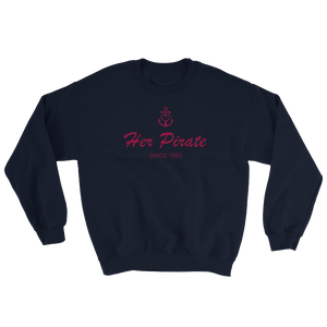 Her Pirate Unisex Crewneck Sweatshirt, Collection Pirate Tales-S-Tamed Winds-tshirt-shop-and-sailing-blog-www-tamedwinds-com