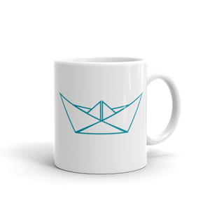 Let's Sea Mug 325 ml, Collection Origami Boat-Tamed Winds-tshirt-shop-and-sailing-blog-www-tamedwinds-com