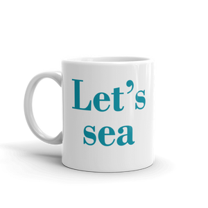 Let's Sea Mug 325 ml, Collection Origami Boat-Tamed Winds-tshirt-shop-and-sailing-blog-www-tamedwinds-com