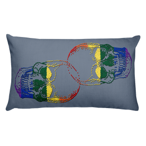 Love Skull Decorative Pillow, Collection Jolly Roger-Tamed Winds-tshirt-shop-and-sailing-blog-www-tamedwinds-com