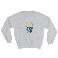 Love Skull Unisex Crewneck Sweatshirt, Collection Jolly Roger-Sport Grey-S-Tamed Winds-tshirt-shop-and-sailing-blog-www-tamedwinds-com