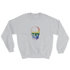Love Skull Unisex Crewneck Sweatshirt, Collection Jolly Roger-Sport Grey-S-Tamed Winds-tshirt-shop-and-sailing-blog-www-tamedwinds-com